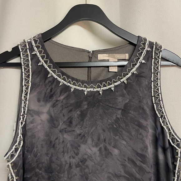 Forever21 contemporary gray tie for party dress size small - Picture 3 of 8